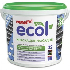 Краска для фасадов, 11л (14.0 кг) MAV ECOL 32 (МАВ ЭКОЛ 32)